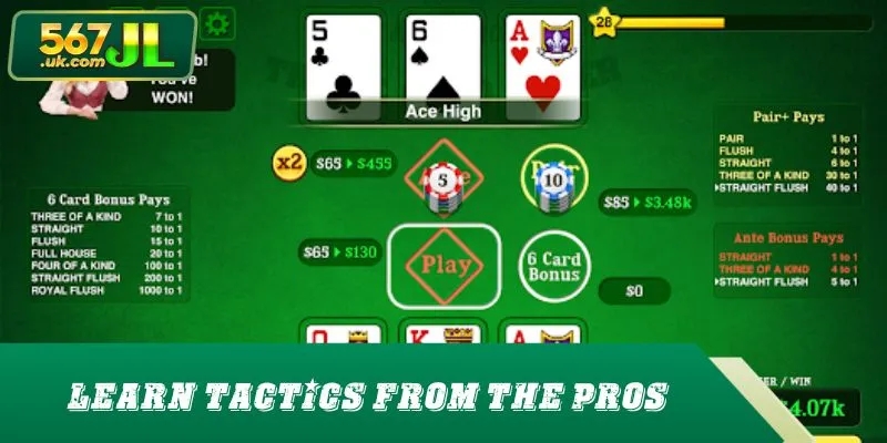 Learn tactics from the pros