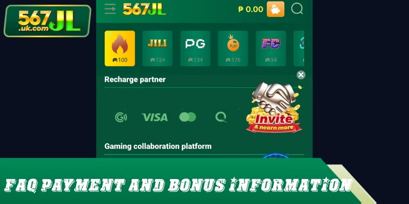 Payment and bonus information