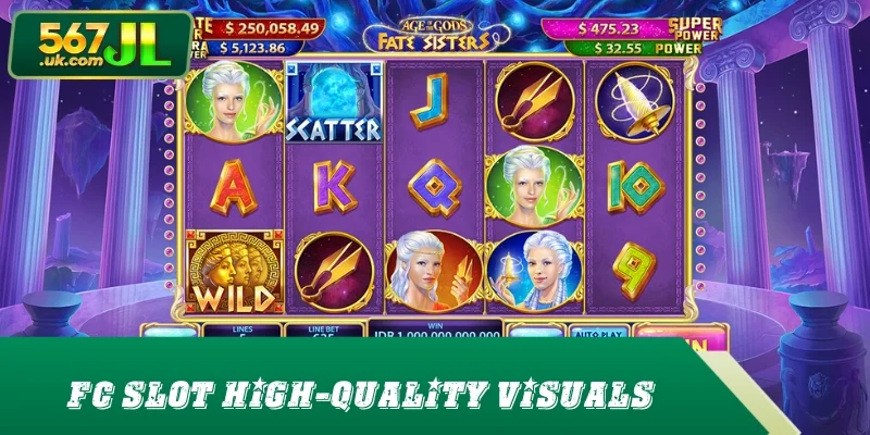 High-quality visuals and fluid interactive design