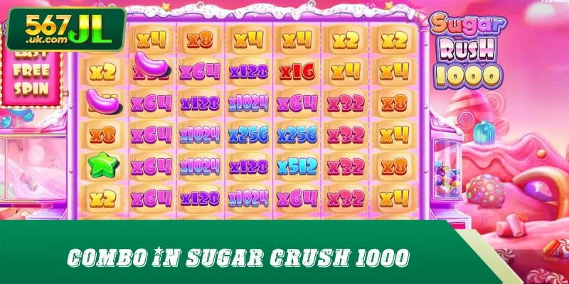 Combos in Sugar Crush 1000