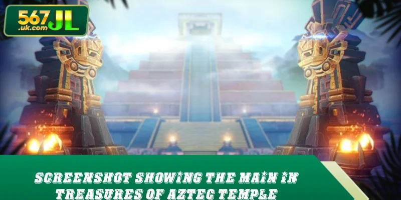 Screenshot showing the main in Treasures of Aztec temple
